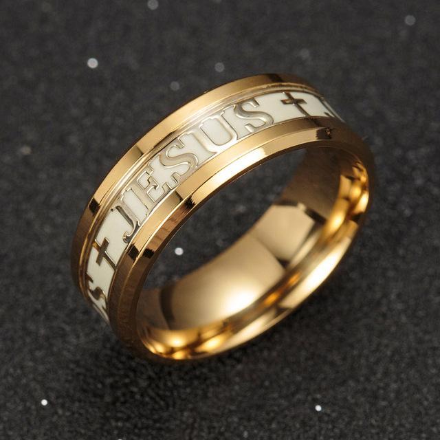 Christianity Glow In The Dark Ring