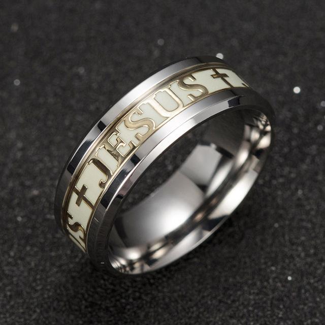 Christianity Glow In The Dark Ring