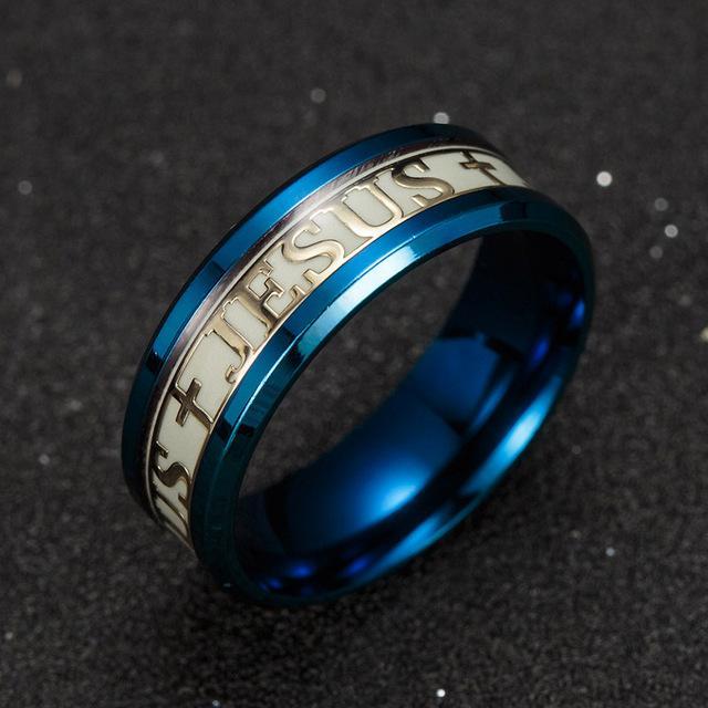 Christianity Glow In The Dark Ring