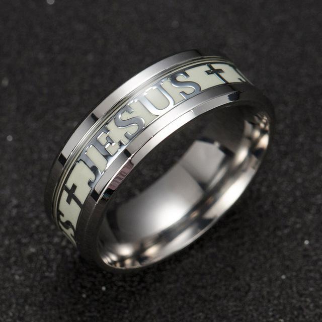 Christianity Glow In The Dark Ring