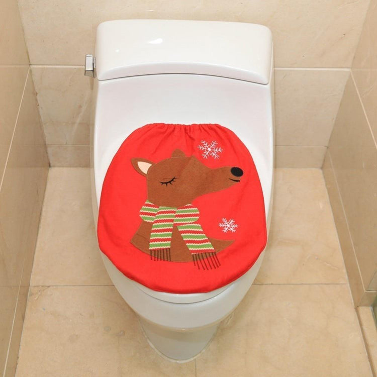 Christmas Toilet Cover Decoration