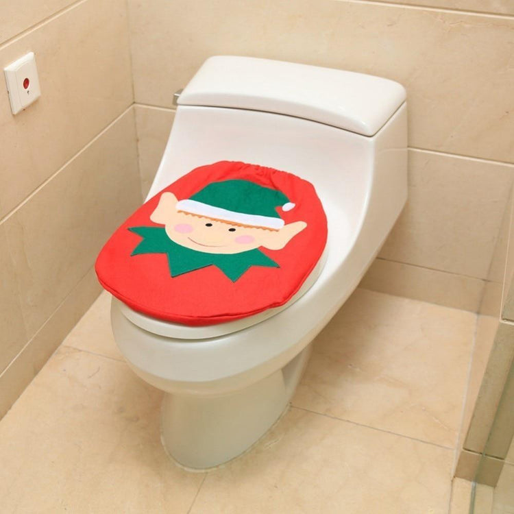 Christmas Toilet Cover Decoration