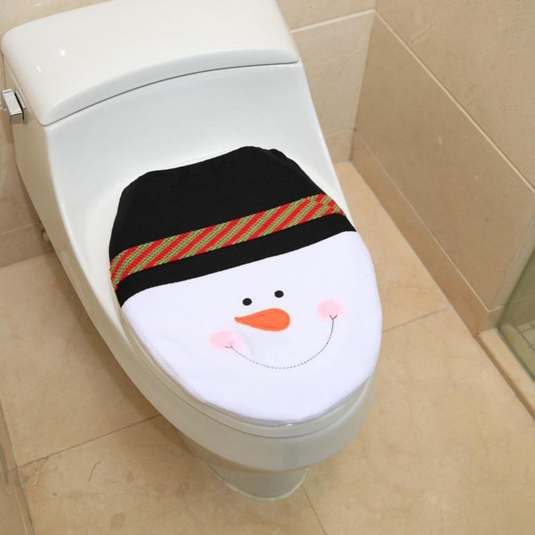 Christmas Toilet Cover Decoration