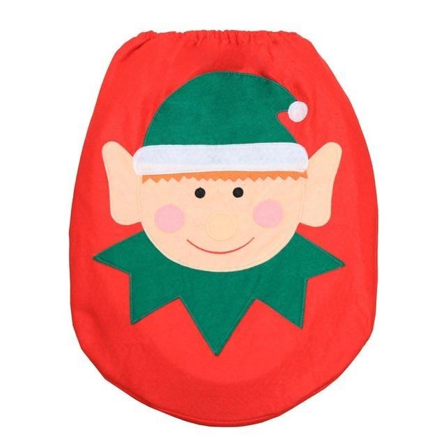 Christmas Toilet Cover Decoration