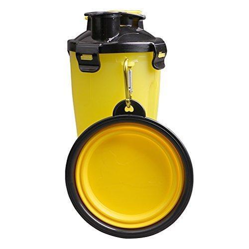 2 in 1 Portable Pet Feeder Bottle