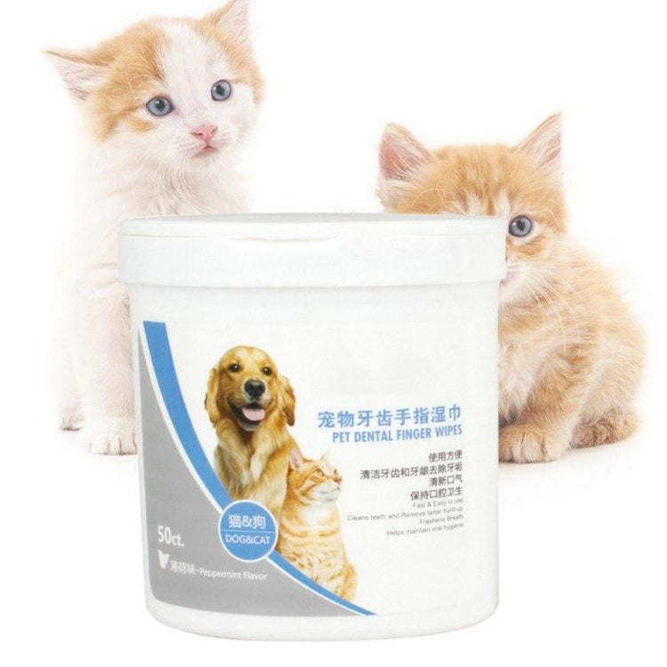 Pet Dental Finger Wipes