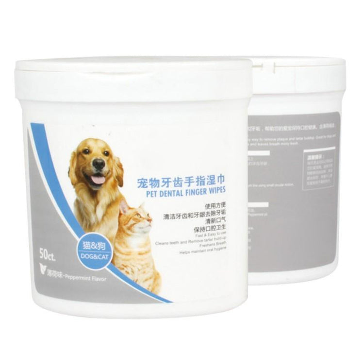 Pet Dental Finger Wipes