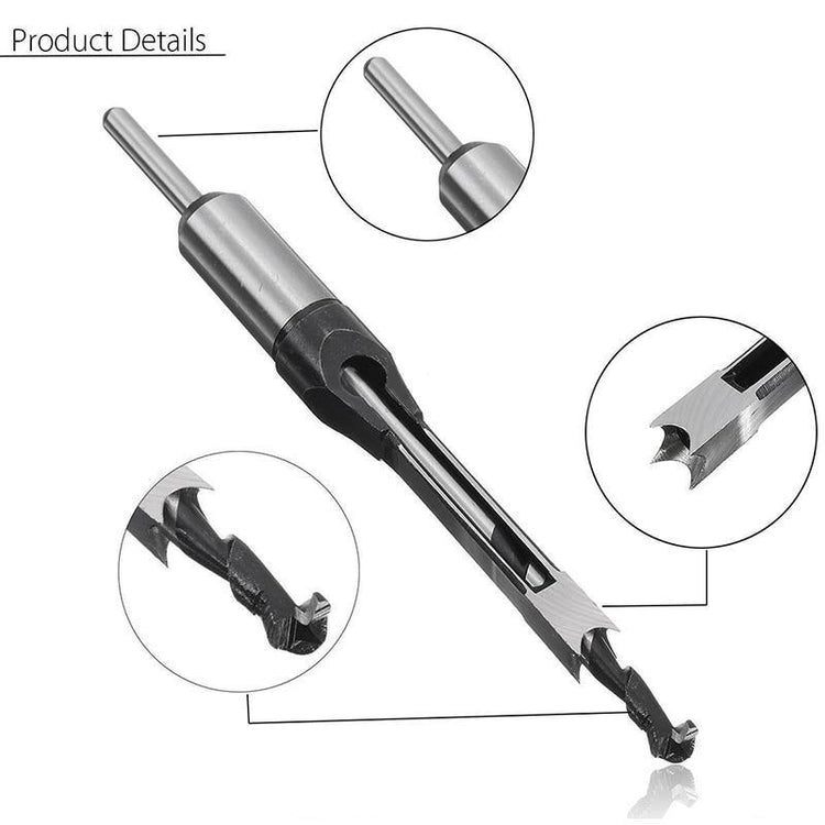 Square Hole Mortiser Drill Bit