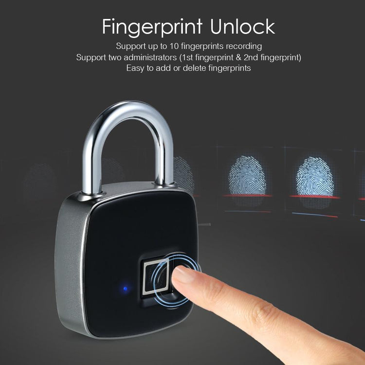 Anti-Theft Smart Fingerprint Padlock