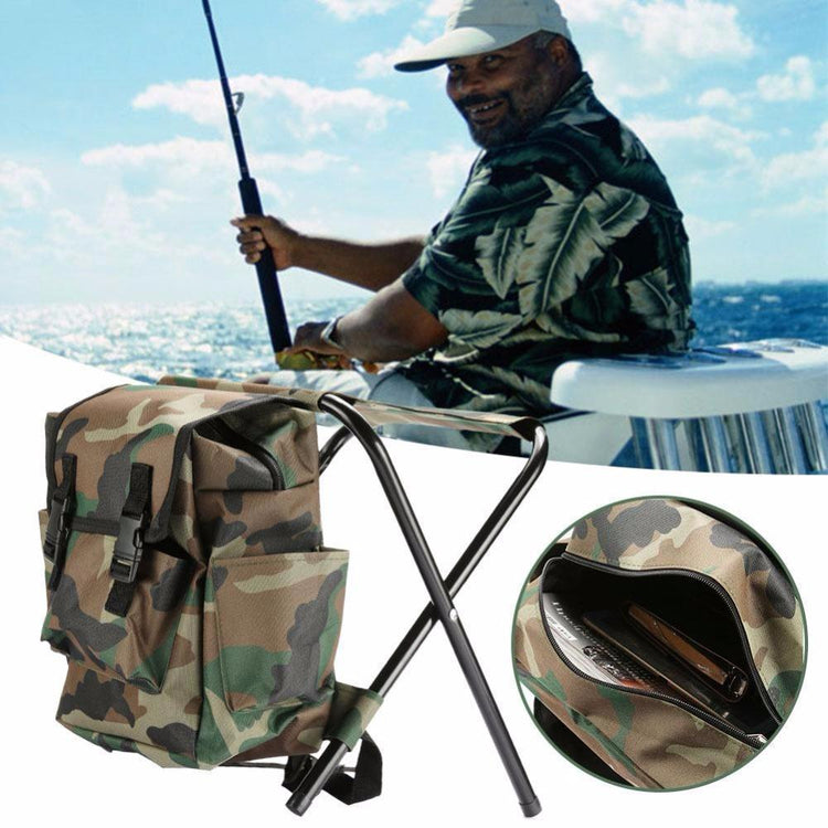 Foldable Camo Backpack Chair