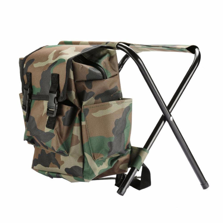 Foldable Camo Backpack Chair