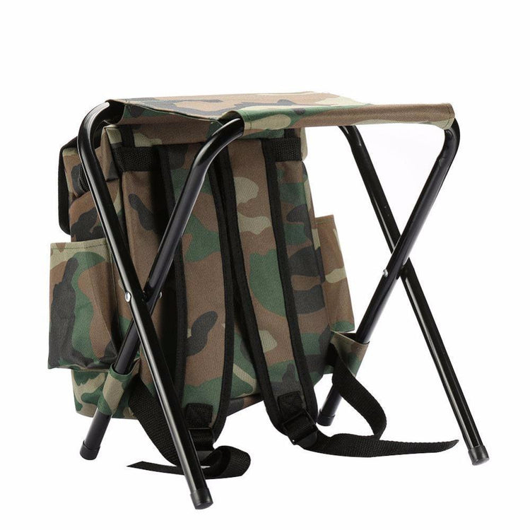 Foldable Camo Backpack Chair