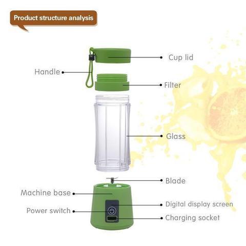 Portable USB Electric Safety Juicer