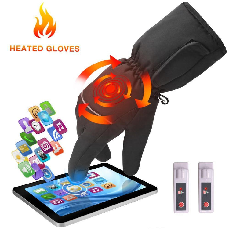 Electric Touch Screen Friendly Heated Gloves (1 Pair)