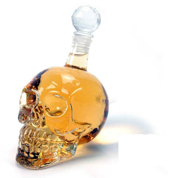 Vintage Skull Whiskey Bottle