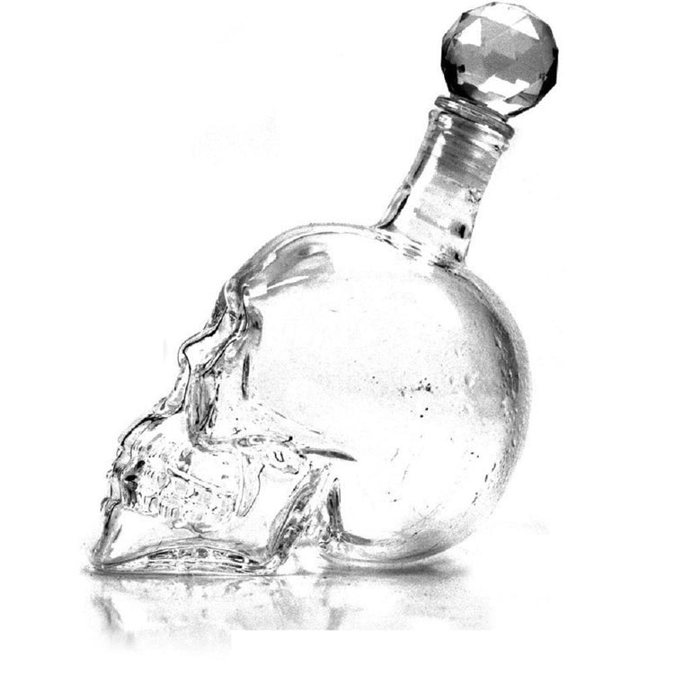 Vintage Skull Whiskey Bottle