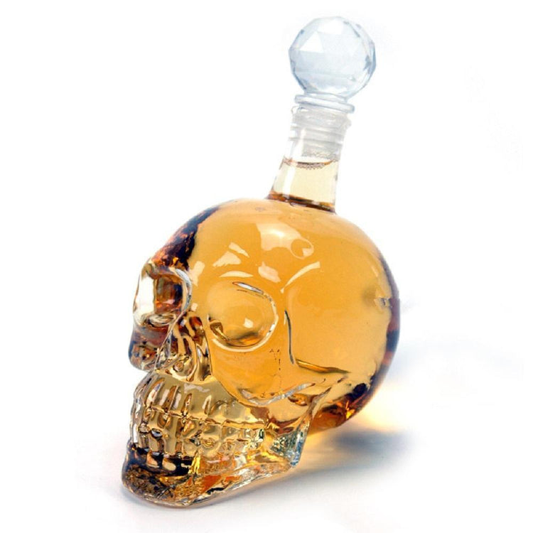Vintage Skull Whiskey Bottle