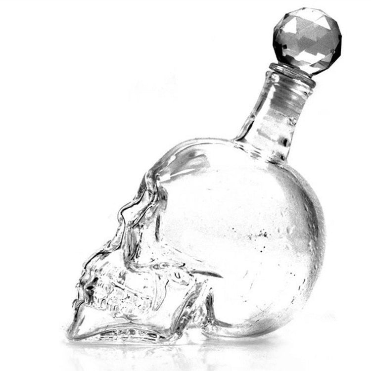 Vintage Skull Whiskey Bottle