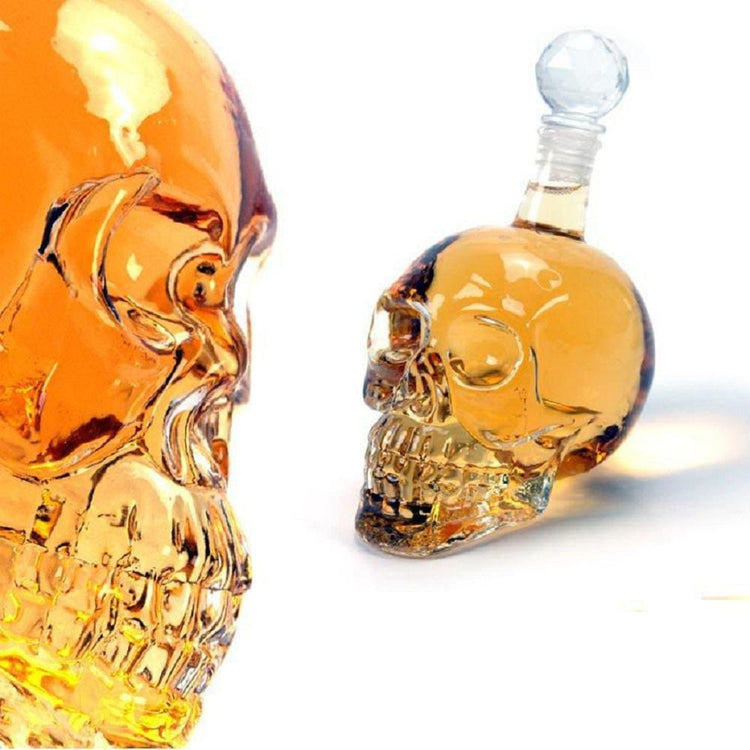 Vintage Skull Whiskey Bottle