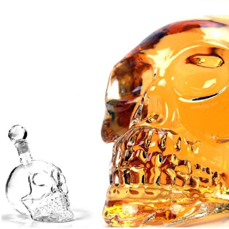 Vintage Skull Whiskey Bottle