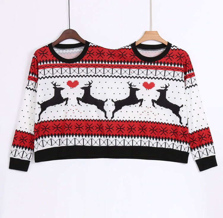 Dual Christmas "Couple Pullover"