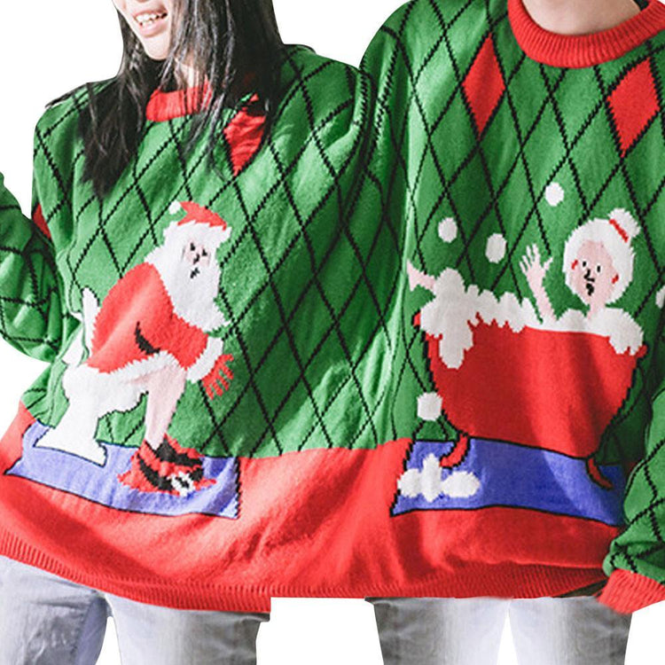 Dual Christmas "Couple Pullover"