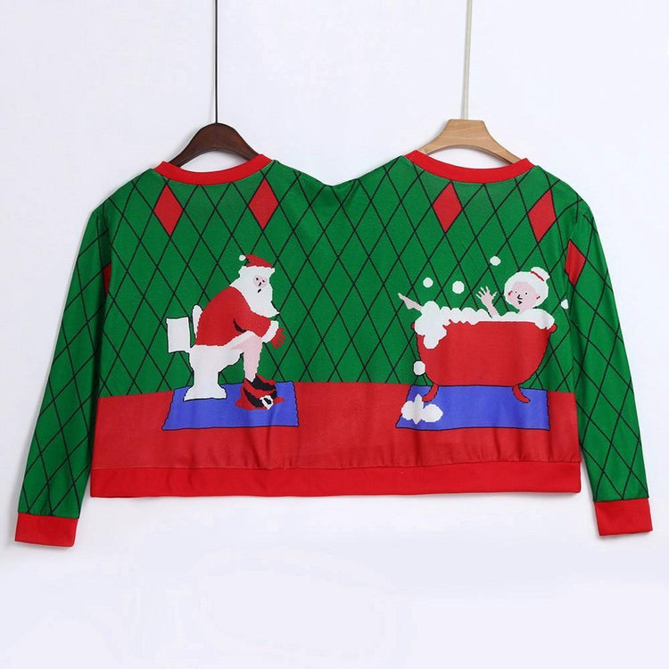 Dual Christmas "Couple Pullover"