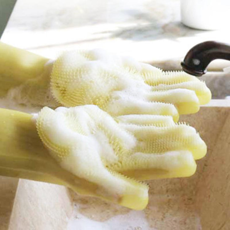 Squeaky Clean Scrubbing Gloves