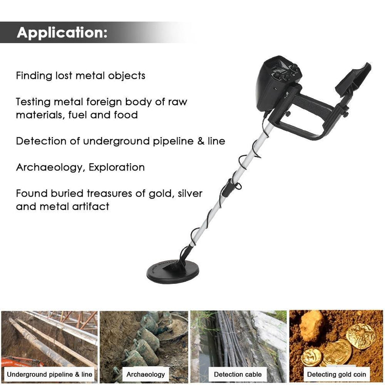 Handheld High Sensitivity Metal + Gold Detector