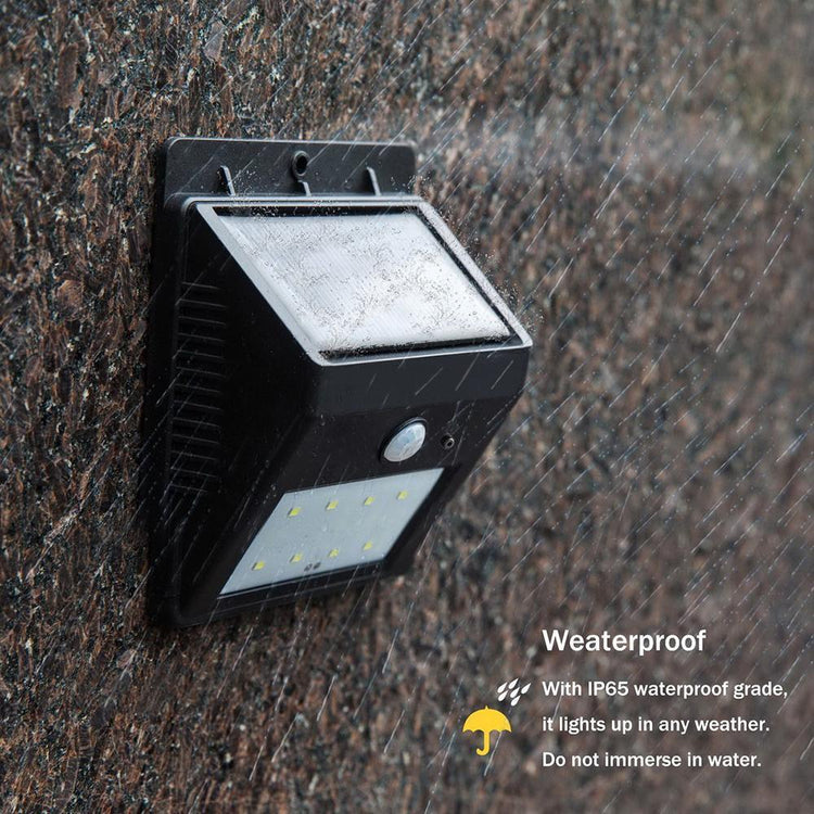 Solar Sensor Waterproof Garden Wall Light