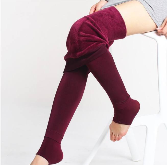 Warm Fleece Leggings For Winter