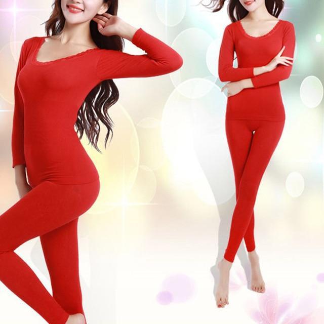 Winter Seamless Thermal Innerwear Set