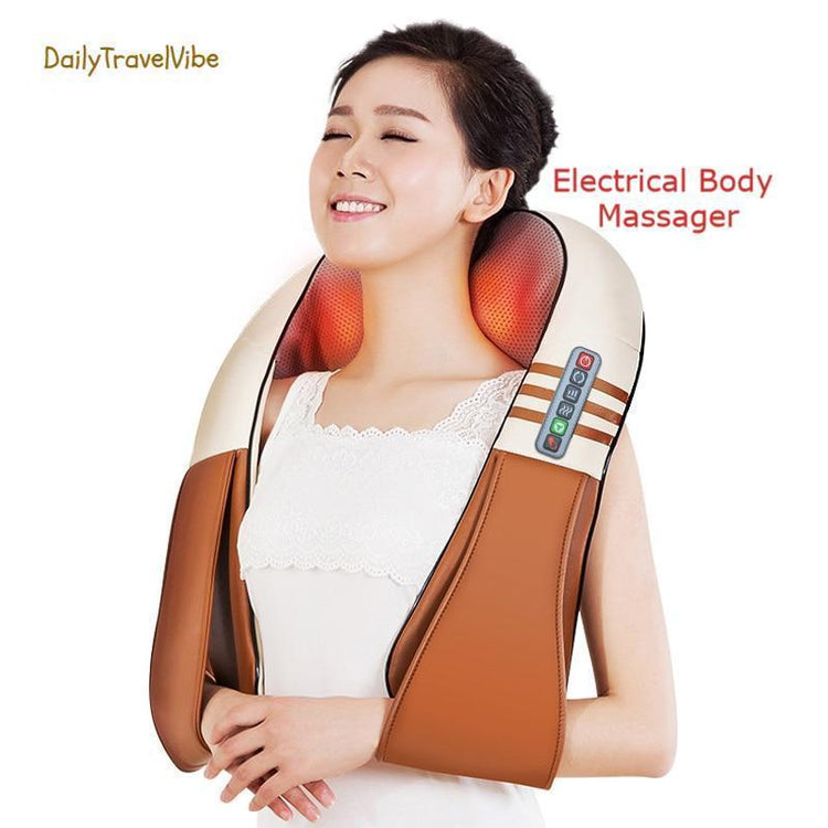 Electrical Back Neck Shoulder Body Massager (with heat)