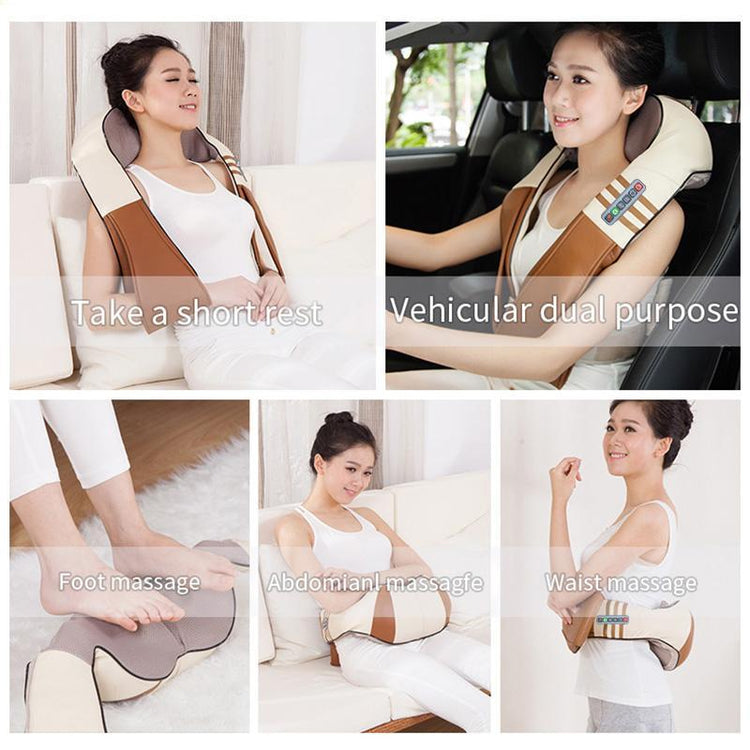 Electrical Back Neck Shoulder Body Massager (with heat)