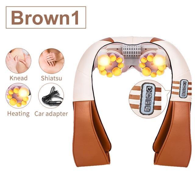 Electrical Back Neck Shoulder Body Massager (with heat)