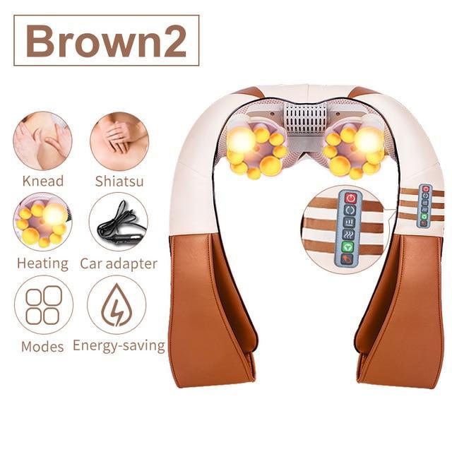 Electrical Back Neck Shoulder Body Massager (with heat)