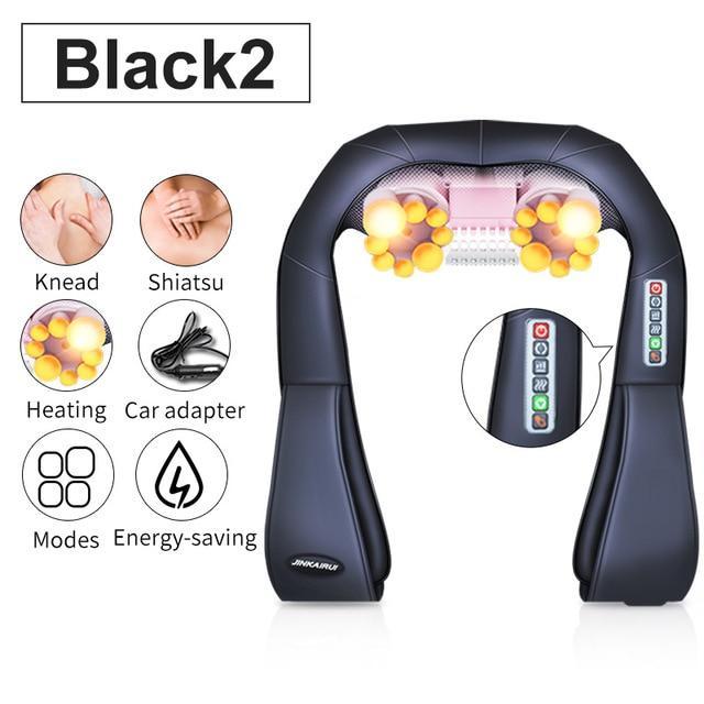 Electrical Back Neck Shoulder Body Massager (with heat)