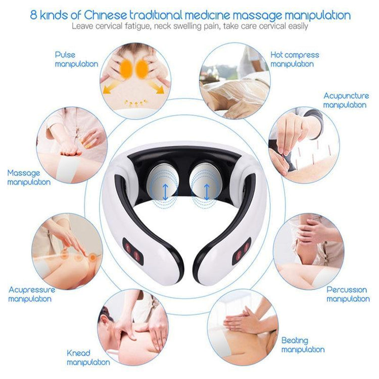 Neck Electrotherapy Massager For Pain Relief