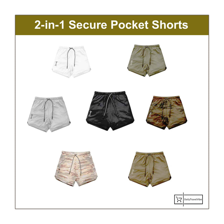 2-in-1 Secure Pocket Shorts