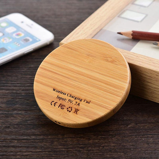 Qi Fast Charging Wooden Wireless Pad