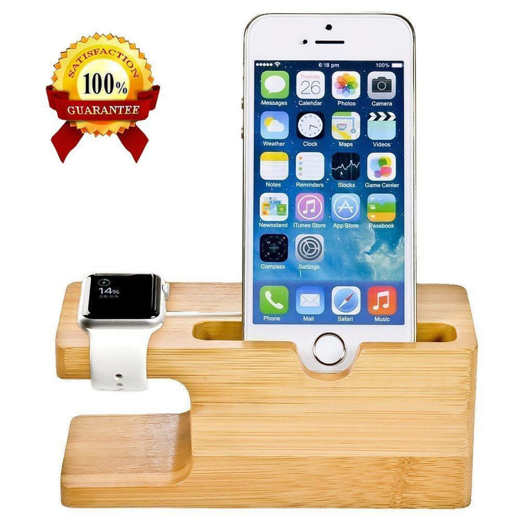 Natural Bamboo Charging Dock