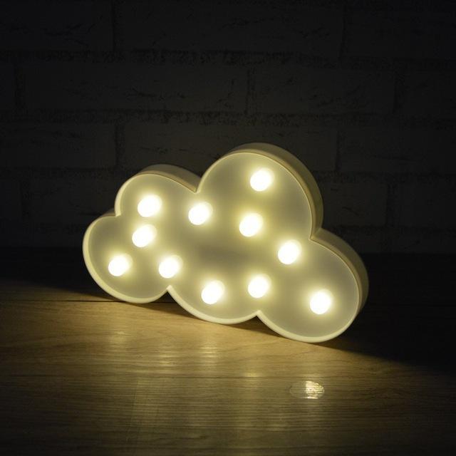 3D Marquee Cloud Night Lamp