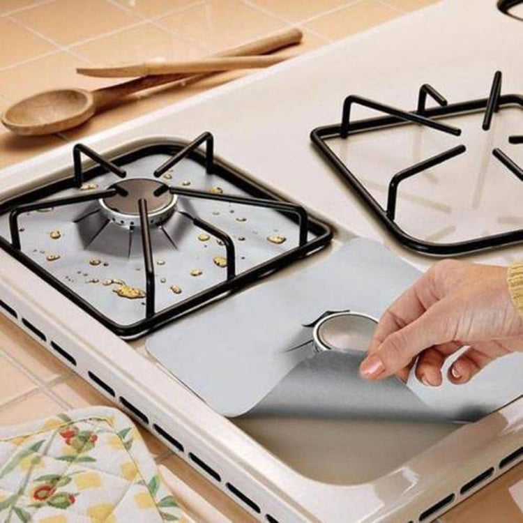 Aluminium Stove Protector (4 pcs/Lot)