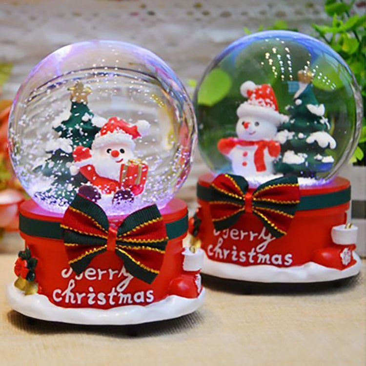 Christmas Snowing Music Crystal Balls