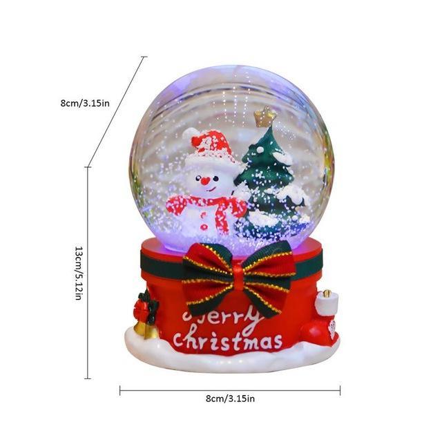 Christmas Snowing Music Crystal Balls