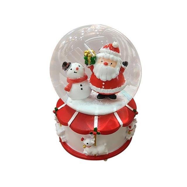 Christmas Snowing Music Crystal Balls