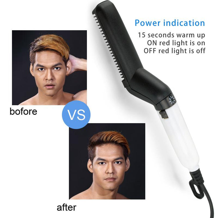 Professional Men's Hair Straightening Comb