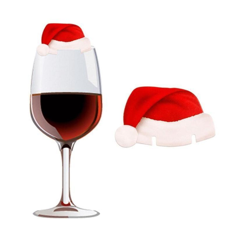 Christmas Santa Wine Place Cards (10 Pcs/Lot)