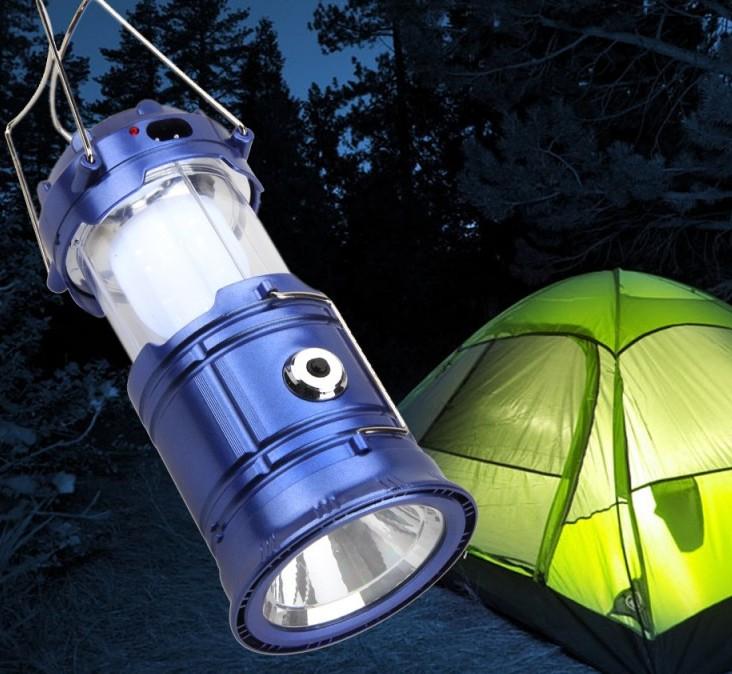 Solar-Powered LED Lantern Charger