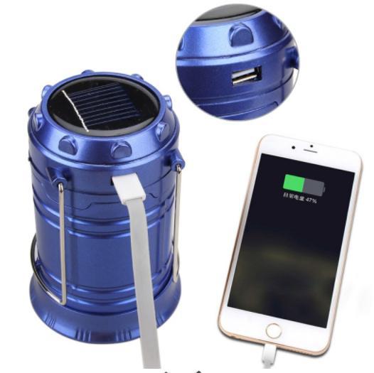 Solar-Powered LED Lantern Charger